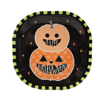 Kane Halloween 8-inch Melamine Plates Set for Parties