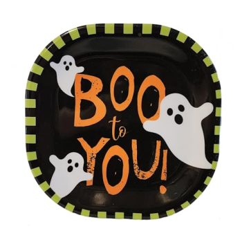 Kane Halloween 8-inch Melamine Plates Set for Parties