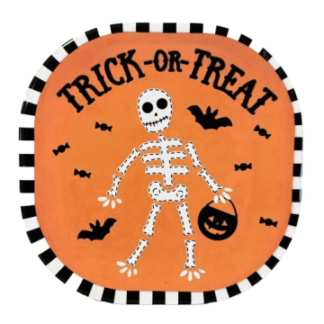 Kane Halloween 8-inch Melamine Plates Set for Parties