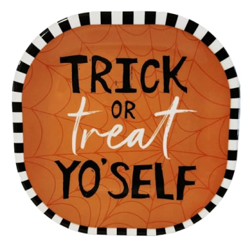 Kane Halloween 8-inch Melamine Plates Set for Parties