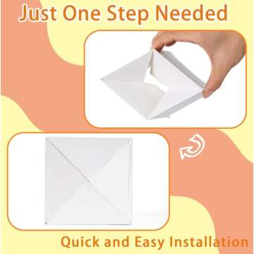 BOOMIBOO Cupcake Containers - 25 Pack Individual Holders