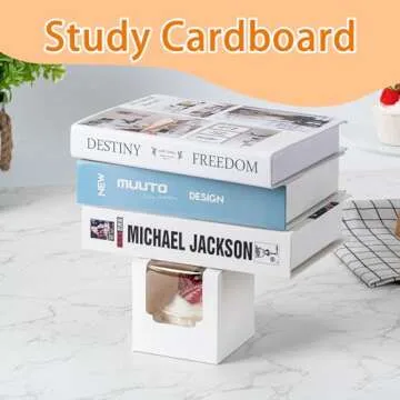 BOOMIBOO Cupcake Containers - 25 Pack Individual Holders