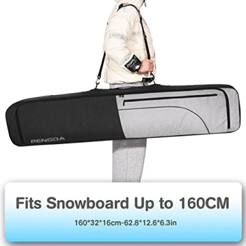 PENGDA Snowboard Bag - Padded for Gear Protection
