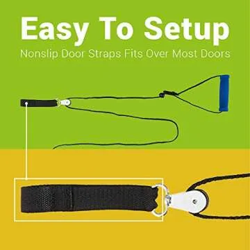 Shoulder Pulley for Physical Therapy - Pulleys for Shoulder Rehab, Arm Pulley for Physical Therapy Over The Door. Exercise Pulley System for Shoulder Pain Relief & Stroke Therapy Equipment for Adults