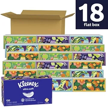 Kleenex Ultra Soft Facial Tissues 18 Boxes 2160 Tissues