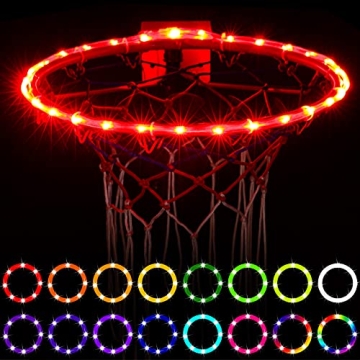 Waybelive LED Basketball Hoop Lights for Night Games
