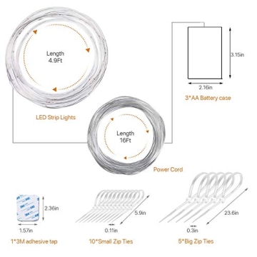 Waybelive LED Basketball Hoop Lights for Night Games