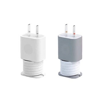 2-in-1 Silicone Charger Protector & Cord Wrap for iPhone - Stylish & Durable