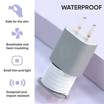 Silicone Charger Protector & Cord Wrap for iPhone 18W/20W