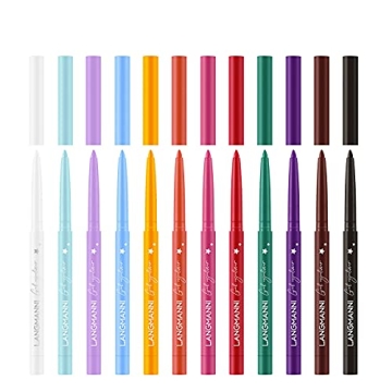 BestLand Vibrant 12 Colors Eyeliner Set for Eyeliner Lovers