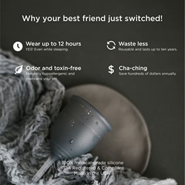 Saalt Soft Menstrual Cup Flexible & Sensitive Comfort