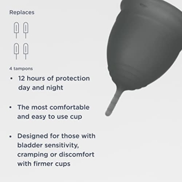 Saalt Soft Menstrual Cup Flexible & Sensitive Comfort