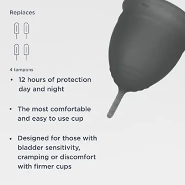 Saalt Soft Menstrual Cup Flexible & Sensitive Comfort