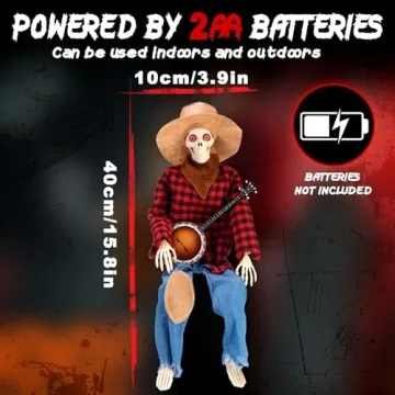 Buy Dueling Banjo Skeletons for Spooky Fun Halloween Decor