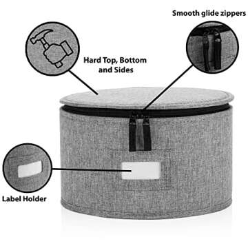 Durable China Storage Container for Dinner Plates - Stackable Protection