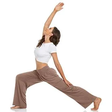 Comfy UEU Plus Size High Waisted Yoga Pants for Women