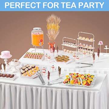 18PCS Mini Tongs for Effortless Serving and Style