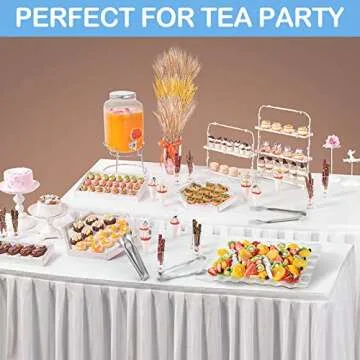 18PCS Mini Tongs for Effortless Serving and Style