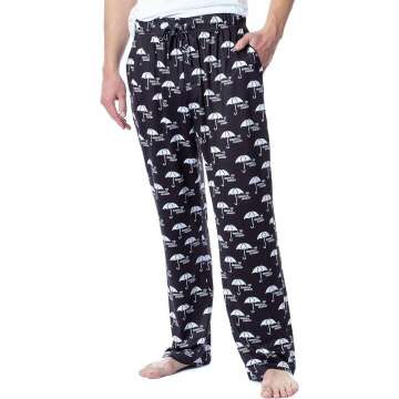 The Umbrella Academy Men's Pajama Pants - Logo Tossed Print