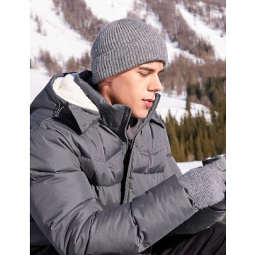 BEST SOUTH Men's Hooded Winter Puffer Jacket for Cold Weather