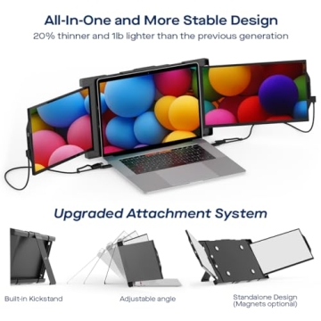 Mobile Pixels Trio Monitor - 13.3'' Portable Screen Setup