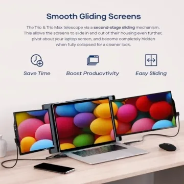 Mobile Pixels Trio Monitor - 13.3'' Portable Screen Setup