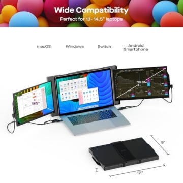 Mobile Pixels Trio Monitor - 13.3'' Portable Screen Setup