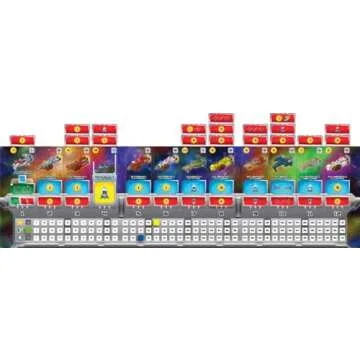 AEG Space Base | Space Exploration Engine Building Interactive Family Dice Game | Blend of Strategy & Luck | Easy to Learn | 2-5 Players | Ages 10+