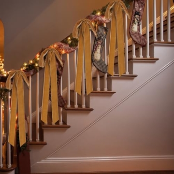 Joottuan Velvet Christmas Bows - Elegant Holiday Decor