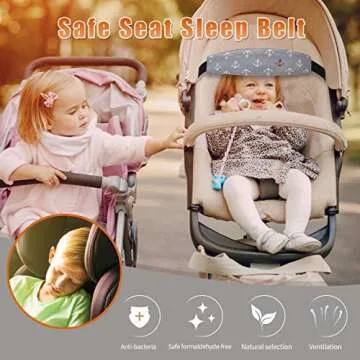 Baby Carseat Head Support for Toddlers and Infants