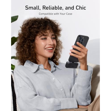 Anker iPhone 16 Portable Charger, Nano Power Bank with Built-in USB C Connector, 5,000mAh Portable Charger 22.5W, for iPhone 16/15 Series, Samsung S22/23 Series, iPad Pro/Air, AirPods, and More