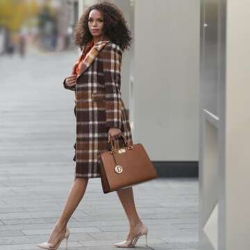 Dasein Women Handbags Purses Ladies Work Purse Satchel Tote Top Handle Shoulder Bags with Matching C...