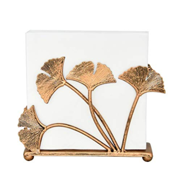 Elegant Ginkgo Leaves Design Napkin Holder for All Occasions
