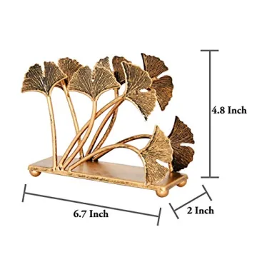 Elegant Ginkgo Leaves Design Napkin Holder for All Occasions