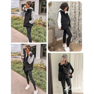 Stylish Athlisan Women's Puffer Vest for Winter Wear