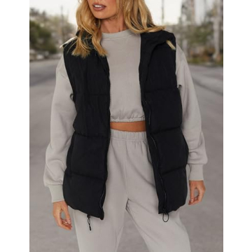 Stylish Athlisan Women's Puffer Vest for Winter Wear