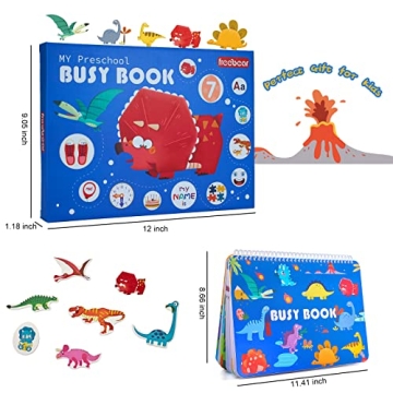 Freebear Busy Book for Engaging Toddler Learning Activities