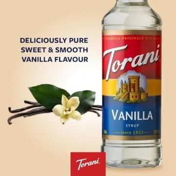 Torani Vanilla Syrup for Gourmet Coffee Drinks