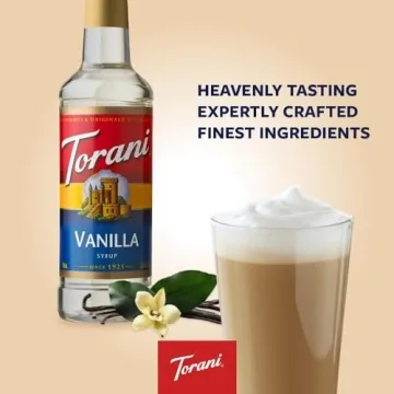Torani Vanilla Syrup for Gourmet Coffee Drinks