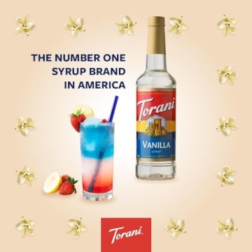 Torani Vanilla Syrup for Gourmet Coffee Drinks