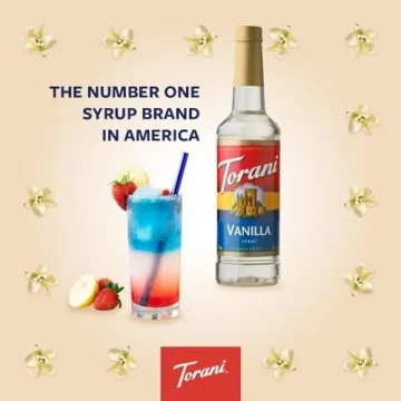 Torani Vanilla Syrup for Gourmet Coffee Drinks