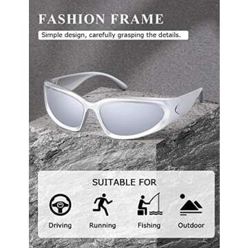 Stylish KIMORN Polarized Sunglasses for All Outdoor Activities