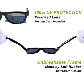 COASION Kids Polarized Sunglasses for Ages 3-9