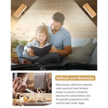 MICEYLIVE Wall Sconces Set of Two - Wireless Wall Lights for Bedroom, Rechargeable Wall Sconces Battery Operated with Stepless Dimming, Cordless Sconce Wall Decor Set of 2 for Picture,Living Room