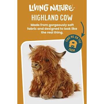 Eco-Friendly Living Nature Highland Cow Plush Toy