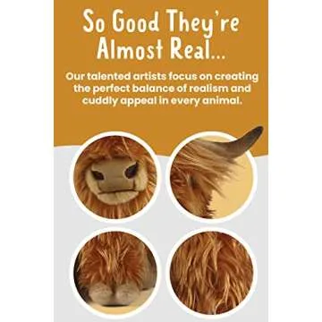 Eco-Friendly Living Nature Highland Cow Plush Toy