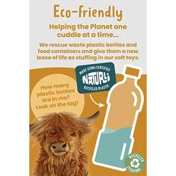 Eco-Friendly Living Nature Highland Cow Plush Toy