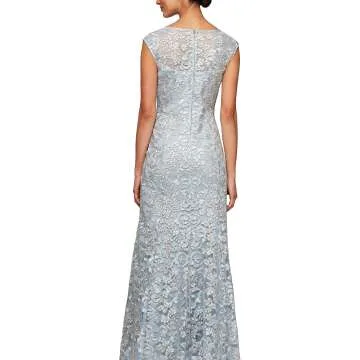 Sleeveless Beaded Dress by Alex Evenings