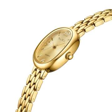 Elegant Waterproof Vintage Gold Women's Watch