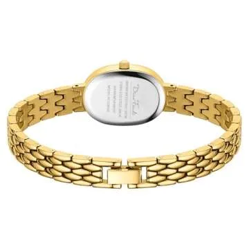 Elegant Waterproof Vintage Gold Women's Watch